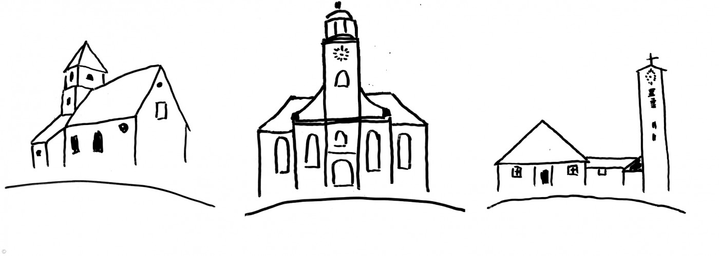 Alle Kirchen gezeichnet
