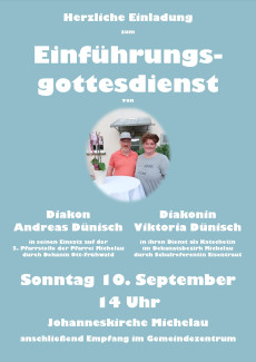 Einführungsgottesdienst Dünisch