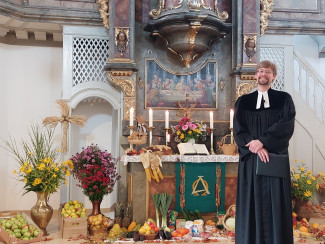 Pfarrer Beck zum Erntedankgottesdienst